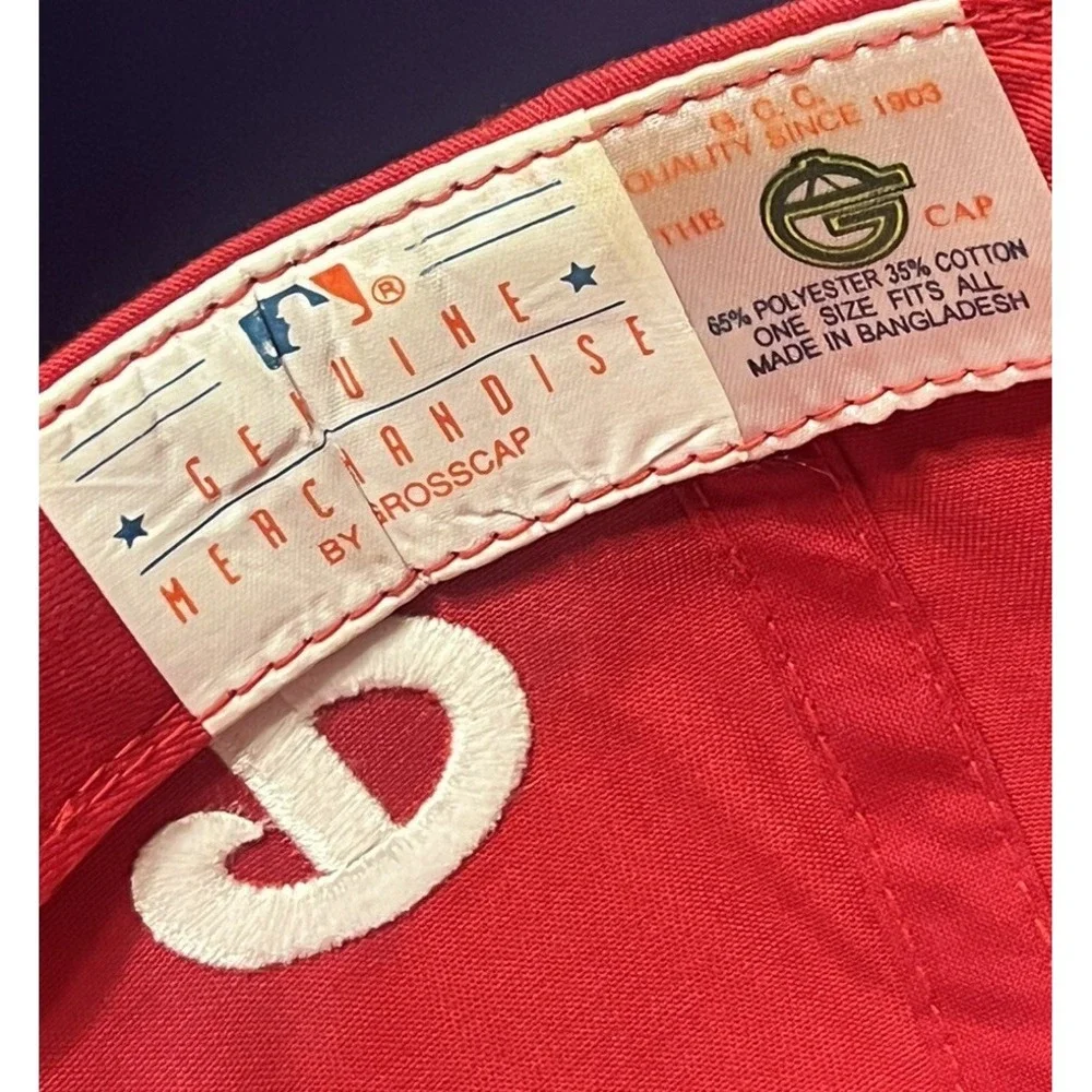 Vintage Philadelphia Phillies Hat Splash Wave Sports Specialties Blockhead Rare